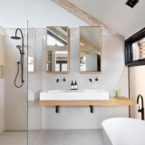 Северен минимализъм: 60+ стилни интериор на банята в скандинавски с...